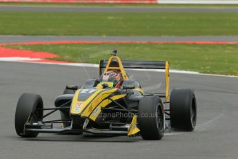 World © Octane Photographic Ltd. BRDC Formula 4 Championship. MSV F4-013. Silverstone, Sunday 27th April 2014. Sean Walkinshaw Racing (SWR) – Nicolas Beer. Digital Ref : 0916lb1d9746