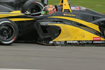 World © Octane Photographic Ltd. BRDC Formula 4 Championship. MSV F4-013. Silverstone, Sunday 27th April 2014. Sean Walkinshaw Racing (SWR) – Nicolas Beer. Digital Ref : 0916lb1d9757