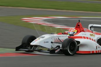 World © Octane Photographic Ltd. BRDC Formula 4 Championship. MSV F4-013. Silverstone, Sunday 27th April 2014. Lanan Racing - Arjun Maini. Digital Ref : 0916lb1d9879