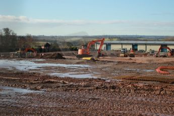 World © Octane Photographic Ltd. 7th February 2014 - FIA Formula E Head Quarters under construction - Donington Park. Digital Ref : 0890CB1D1936