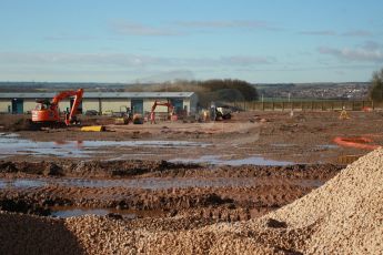 World © Octane Photographic Ltd. 7th February 2014 - FIA Formula E Head Quarters under construction - Donington Park. Digital Ref : 0890CB1D1939