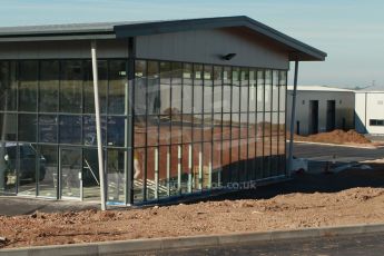 World © Octane Photographic Ltd. 3rd May 2014 - FIA Formula E Head Quarters under construction - Donington Park. Digital Ref : 0890cb1d2629