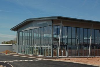 World © Octane Photographic Ltd. 3rd May 2014 - FIA Formula E Head Quarters under construction - Donington Park. Digital Ref : 0890cb1d2771