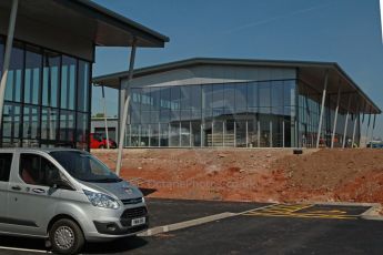 World © Octane Photographic Ltd. 3rd May 2014 - FIA Formula E Head Quarters under construction - Donington Park. Digital Ref : 0890cb1d2772