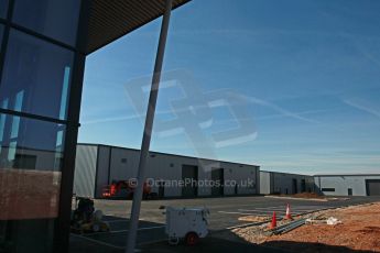 World © Octane Photographic Ltd. 3rd May 2014 - FIA Formula E Head Quarters under construction - Donington Park. Digital Ref : 0890cb1d2776