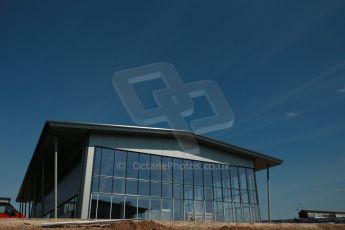 World © Octane Photographic Ltd. 3rd May 2014 - FIA Formula E Head Quarters under construction - Donington Park. Digital Ref : 0890cb1d2778