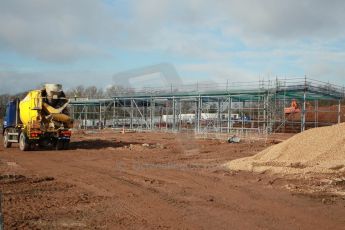 World © Octane Photographic Ltd. 18th February 2014 - FIA Formula E Head Quarters under construction - Donington Park. Digital Ref : 0890cb1d3019