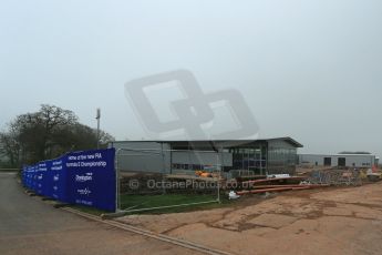 World © Octane Photographic Ltd. 3rd April 2014 - FIA Formula E Head Quarters under construction - Donington Park. Digital Ref : 0890lb1d3363