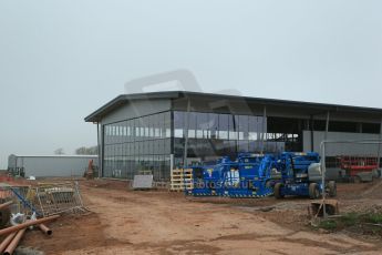 World © Octane Photographic Ltd. 3rd April 2014 - FIA Formula E Head Quarters under construction - Donington Park. Digital Ref : 0890lb1d3369