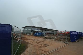World © Octane Photographic Ltd. 3rd April 2014 - FIA Formula E Head Quarters under construction - Donington Park. Digital Ref : 0890lb1d3391