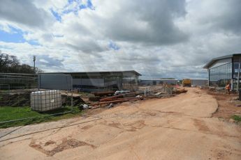 World © Octane Photographic Ltd. 8th April 2014 - FIA Formula E Head Quarters under construction - Donington Park. Digital Ref : 0890lb1d4176