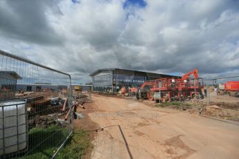 World © Octane Photographic Ltd. 8th April 2014 - FIA Formula E Head Quarters under construction - Donington Park. Digital Ref : 0890lb1d4185