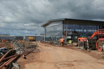World © Octane Photographic Ltd. 8th April 2014 - FIA Formula E Head Quarters under construction - Donington Park. Digital Ref : 0890lb1d4192