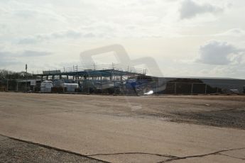 World © Octane Photographic Ltd. 4th March 2014 - FIA Formula E Head Quarters under construction - Donington Park. Digital Ref : 0890lb1d5227