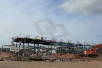 World © Octane Photographic Ltd. 4th March 2014 - FIA Formula E Head Quarters under construction - Donington Park. Digital Ref : 0890lb1d5232