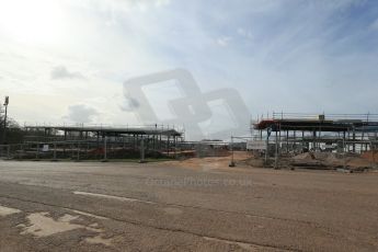 World © Octane Photographic Ltd. 4th March 2014 - FIA Formula E Head Quarters under construction - Donington Park. Digital Ref : 0890lb1d5234