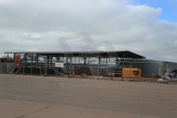 World © Octane Photographic Ltd. 11th March 2014 - FIA Formula E Head Quarters under construction - Donington Park. Digital Ref : 0890lb1d5244
