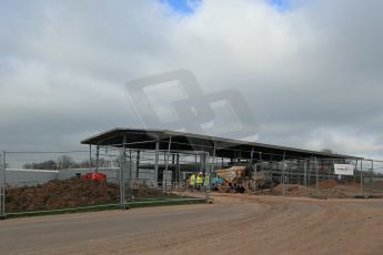 World © Octane Photographic Ltd. 11th March 2014 - FIA Formula E Head Quarters under construction - Donington Park. Digital Ref : 0890lb1d5250