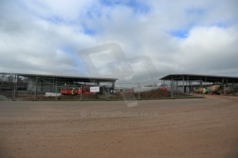 World © Octane Photographic Ltd. 11th March 2014 - FIA Formula E Head Quarters under construction - Donington Park. Digital Ref : 0890lb1d5256