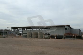 World © Octane Photographic Ltd. 20th March 2014 - FIA Formula E Head Quarters under construction - Donington Park. Digital Ref : 0890lb1d6086