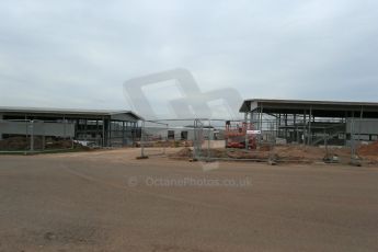 World © Octane Photographic Ltd. 20th March 2014 - FIA Formula E Head Quarters under construction - Donington Park. Digital Ref : 0890lb1d6097