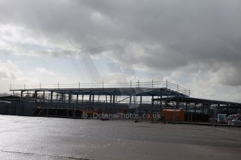 World © Octane Photographic Ltd. 27th February 2014 - FIA Formula E Head Quarters under construction - Donington Park. Digital Ref : 
0890lw1d3024