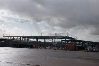 World © Octane Photographic Ltd. 27th February 2014 - FIA Formula E Head Quarters under construction - Donington Park. Digital Ref : 0890lw1d3026