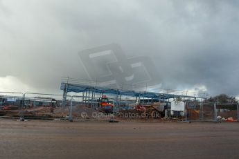 World © Octane Photographic Ltd. 27th February 2014 - FIA Formula E Head Quarters under construction - Donington Park. Digital Ref : 0890lw1d3031