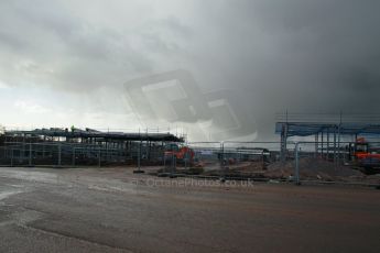 World © Octane Photographic Ltd. 27th February 2014 - FIA Formula E Head Quarters under construction - Donington Park. Digital Ref : 0890lw1d3035