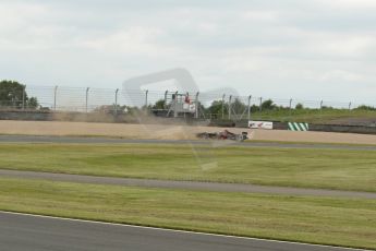 World © Octane Photographic Ltd. FIA Formula E testing – Donington Park 3rd July 2014. Spark-Renault SRT_01E. Venturi - Stephane Sarrazin. Digital Ref : 1005LB1D1937