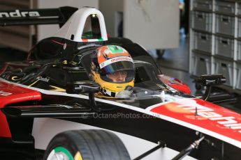World © Octane Photographic Ltd. FIA Formula E testing – Donington Park 3rd July 2014. Spark-Renault SRT_01E. Mahindra Racing - Karun Chandhok. Digital Ref : 1005LB1D6150