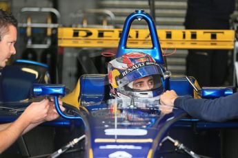 World © Octane Photographic Ltd. FIA Formula E testing – Donington Park 3rd July 2014. Spark-Renault SRT_01E. e.dams-Renault - Sebastien Buemi. Digital Ref : 1005LB1D6153