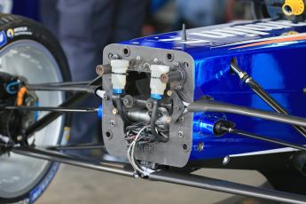 World © Octane Photographic Ltd. FIA Formula E testing – Donington Park 3rd July 2014. Spark-Renault SRT_01E. Amlin Aguri. Digital Ref : 1005LB1D6182