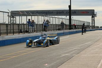 World © Octane Photographic Ltd. FIA Formula E testing – Donington Park 3rd July 2014. Spark-Renault SRT_01E. e.dams-Renault - Sebastien Buemi. Digital Ref : 1005LB1D6188