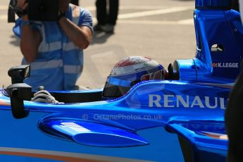 World © Octane Photographic Ltd. FIA Formula E testing – Donington Park 3rd July 2014. Spark-Renault SRT_01E. Amlin Aguri - Katherine Legge. Digital Ref : 1005LB1D6291