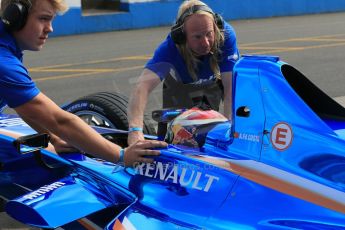 World © Octane Photographic Ltd. FIA Formula E testing – Donington Park 3rd July 2014. Spark-Renault SRT_01E. Amlin Aguri – Antonio Felix da Costa. Digital Ref : 1005LB1D6292