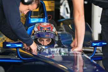 World © Octane Photographic Ltd. FIA Formula E testing – Donington Park 3rd July 2014. Spark-Renault SRT_01E. e.dams-Renault - Sebastien Buemi. Digital Ref : 1005LB1D6342