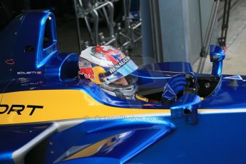 World © Octane Photographic Ltd. FIA Formula E testing – Donington Park 3rd July 2014. Spark-Renault SRT_01E. e.dams-Renault - Sebastien Buemi. Digital Ref : 1005LB1D6356