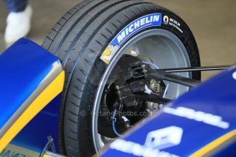 World © Octane Photographic Ltd. FIA Formula E testing – Donington Park 3rd July 2014. Spark-Renault SRT_01E. e.dams-Renault. Digital Ref : 1005LB1D6362
