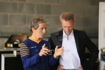 World © Octane Photographic Ltd. FIA Formula E testing – Donington Park 3rd July 2014. e.dams-Renault – Alain Prost. Digital Ref : 1005LB1D6371