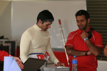 World © Octane Photographic Ltd. FIA Formula E testing – Donington Park 3rd July 2014. Spark-Renault SRT_01E. Mahindra Racing - Karun Chandhok. Digital Ref : 1005LB1D6391