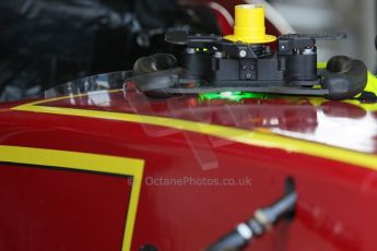 World © Octane Photographic Ltd. FIA Formula E testing – Donington Park 19th August 2014. Spark-Renault SRT_01E steering wheel. China Racing – Nelson Piquet Jnr. Digital Ref : 1077LB1D5155