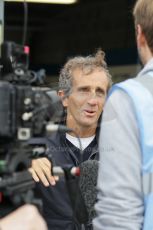 World © Octane Photographic Ltd. FIA Formula E testing – Donington Park 19th August 2014. Spark-Renault SRT_01E. e.dams-Renault – Nicolas Prost's father and ex-F1 world champion Alain Prost. Digital Ref : 1077LB1D5165