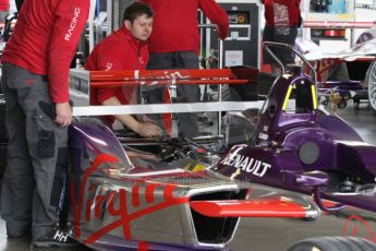 World © Octane Photographic Ltd. FIA Formula E testing – Donington Park 19th August 2014. Spark-Renault SRT_01E. Virgin Racing - Sam Bird. Digital Ref : 1077LB1D5170