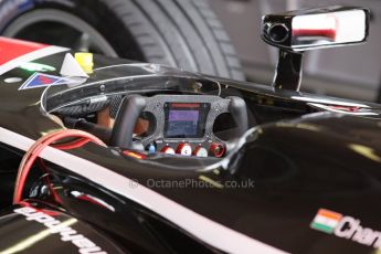 World © Octane Photographic Ltd. FIA Formula E testing – Donington Park 19th August 2014. Spark-Renault SRT_01E. Mahindra Racing - Karun Chandhok. Digital Ref : 1077LB1D5195