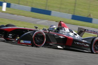 World © Octane Photographic Ltd. FIA Formula E testing – Donington Park 19th August 2014. Spark-Renault SRT_01E. Venturi - Stephane Sarrazin. Digital Ref : 1077LB1D5249