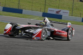 World © Octane Photographic Ltd. FIA Formula E testing – Donington Park 19th August 2014. Spark-Renault SRT_01E. Mahindra Racing - Bruno Senna. Digital Ref : 1077LB1D5255