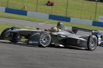 World © Octane Photographic Ltd. FIA Formula E testing – Donington Park 19th August 2014. Spark-Renault SRT_01E. Andretti Autosport – Charles Pic. Digital Ref : 1077LB1D5263