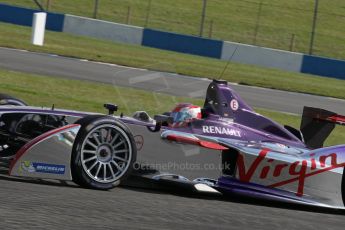 World © Octane Photographic Ltd. FIA Formula E testing – Donington Park 19th August 2014. Spark-Renault SRT_01E. Virgin Racing - Jamie Alguersuari. Digital Ref : 1077LB1D5285