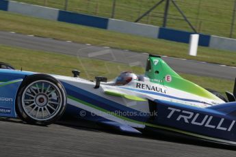 World © Octane Photographic Ltd. FIA Formula E testing – Donington Park 19th August 2014. Spark-Renault SRT_01E. TrulliGP - Jarno Trulli. Digital Ref : 1077LB1D5310